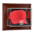 Brown Framed Wall Mounted Logo Cap Case L29055