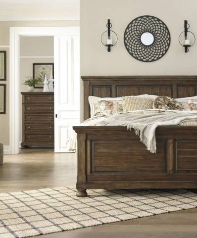 Medium Brown California King Rails Q443826