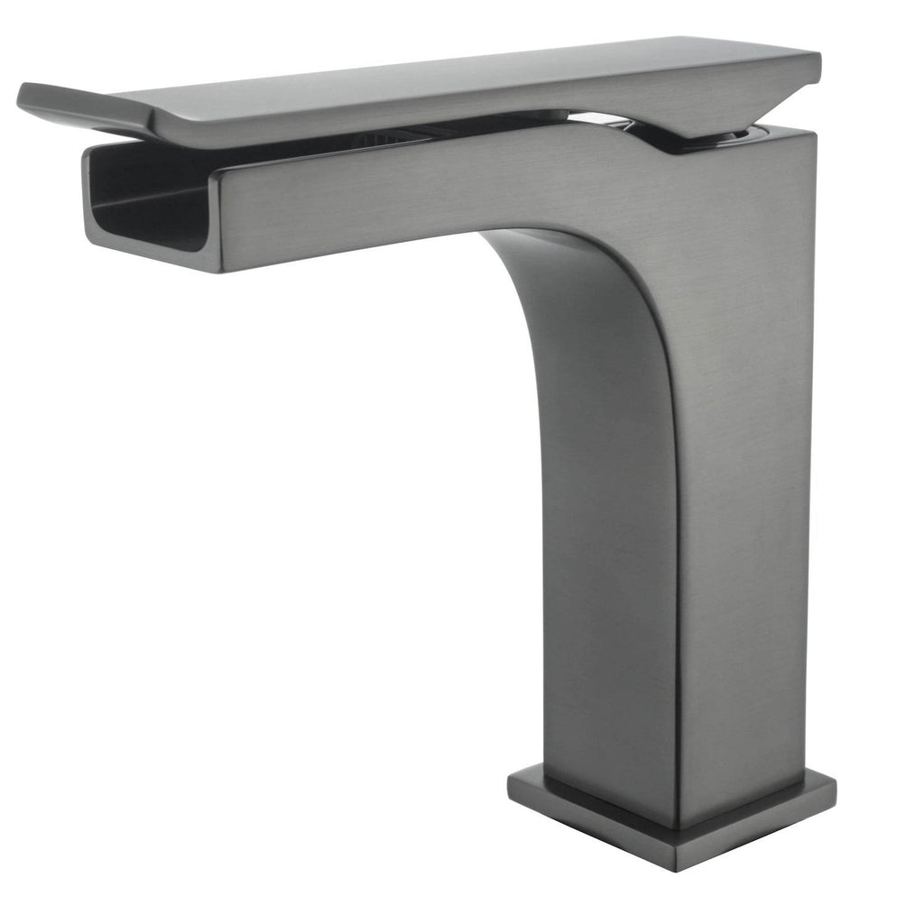 Satin Brass Single-Handle Bathroom Faucet N702