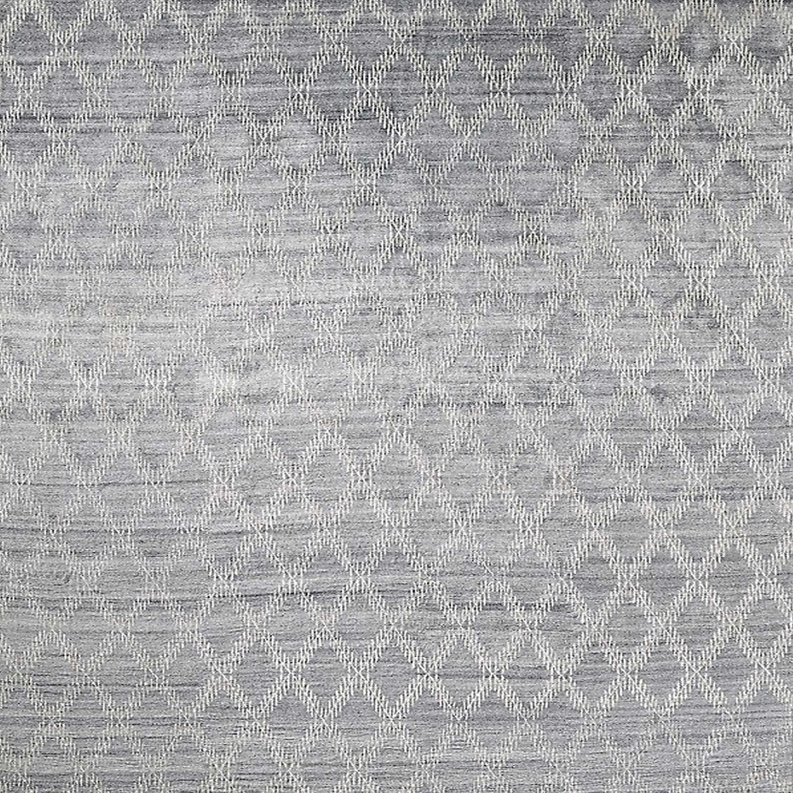 Platinum Silver Gray Oriental Area Rugs D6825