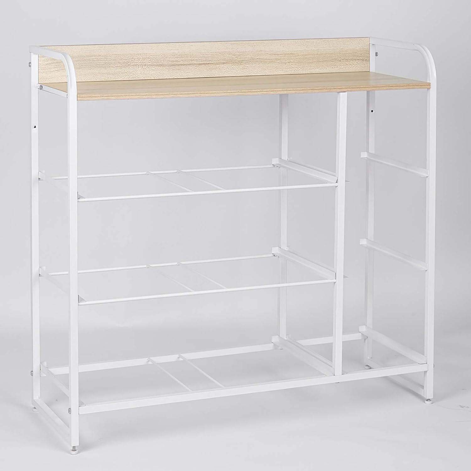 Light Grey 7 Drawer Fabric Dresser with Steel Frame I14514