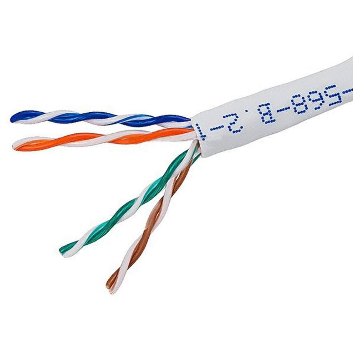 1000ft Cat5e Bulk Bare Copper Ethernet Cable I933489