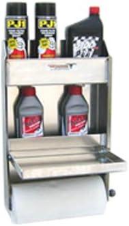 Silver Pack of 2 Aluminum Work Station Storage Cabinet W43924