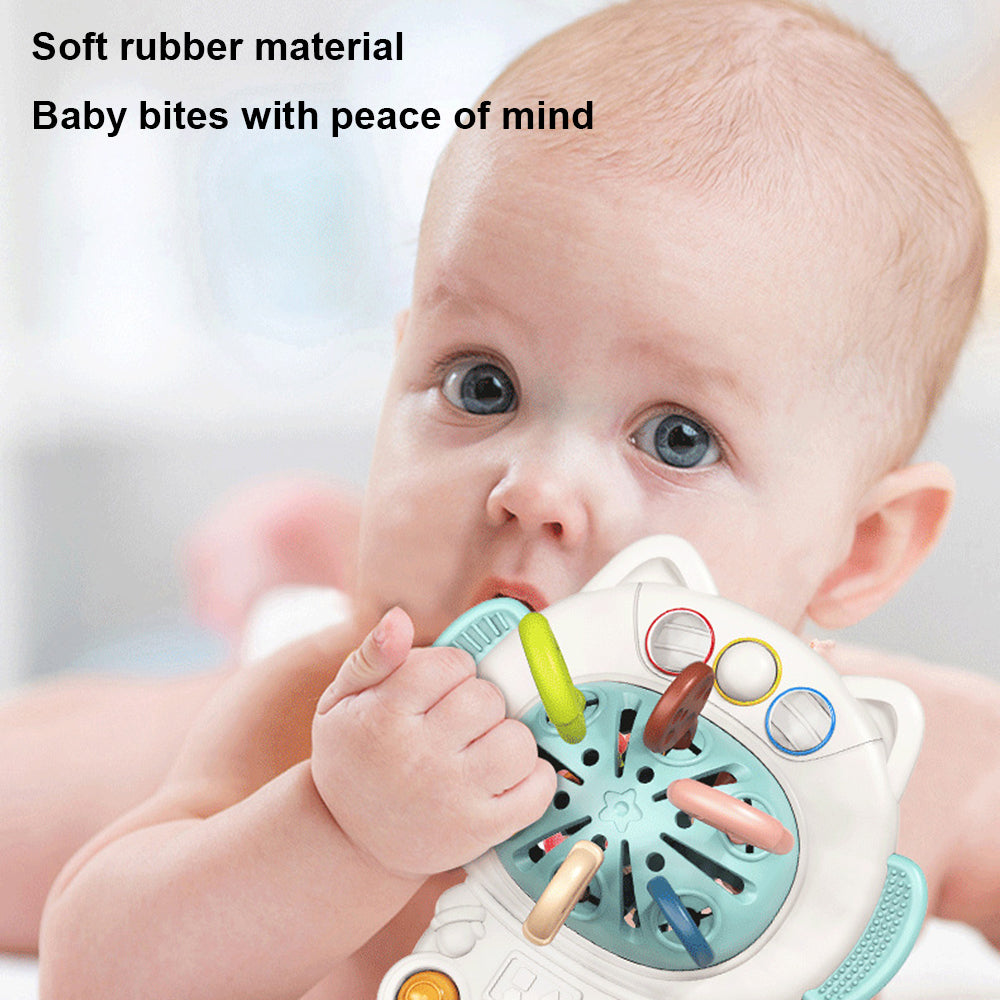 Montessori Pull String Soft Rubber Baby Sensory Toy W33616