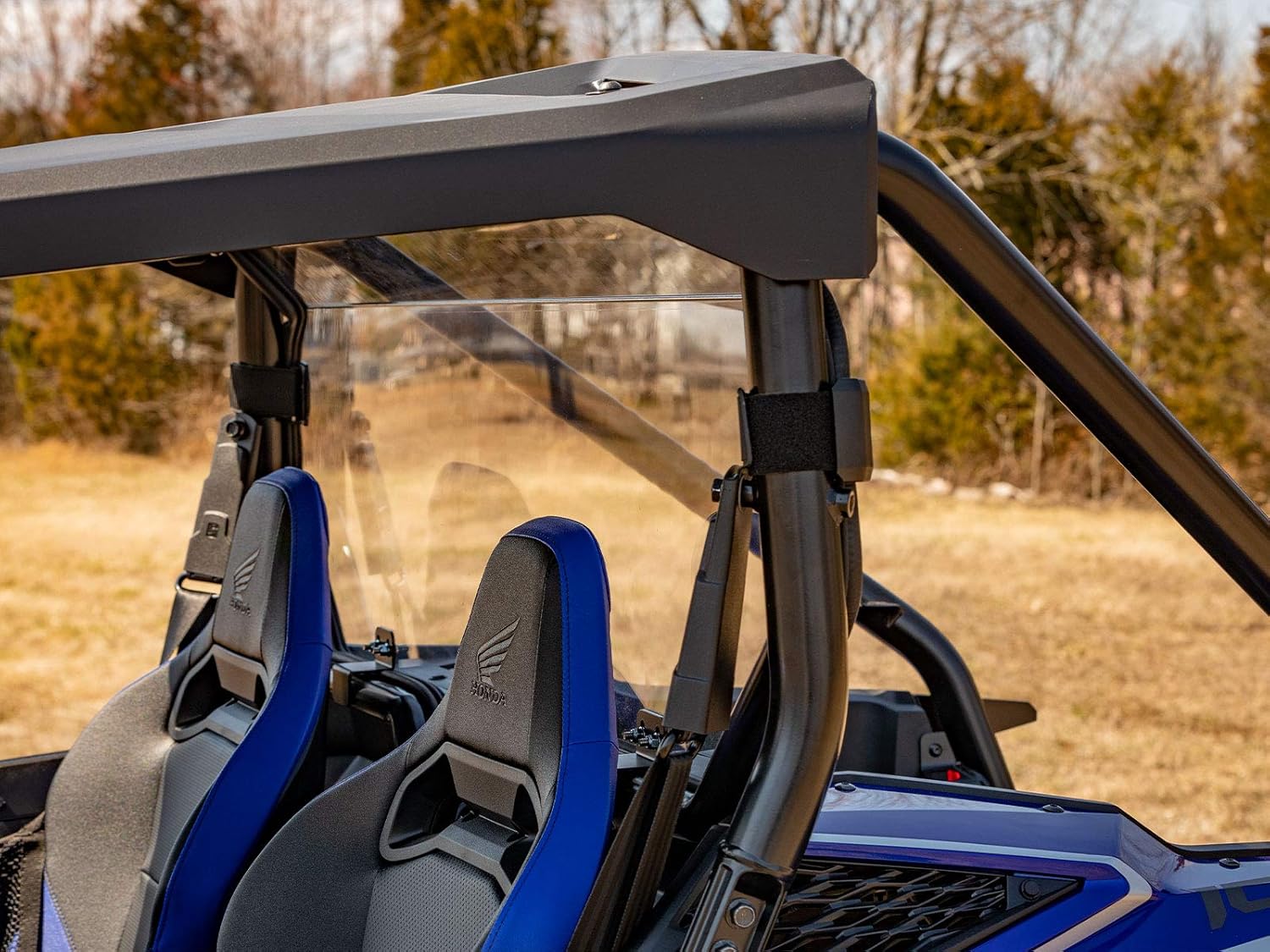 Rear Windshield for Honda Talon 1000X / 1000R (2-seat model only), 1/4 Thick Dark Tint Polycarbonate M686