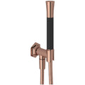 Rose Gold Handshower Hose and Holder Set U43435