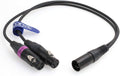 5-pin to 3-pin XLR Arri Camera Dual Channel Audio Signal Cable P51349