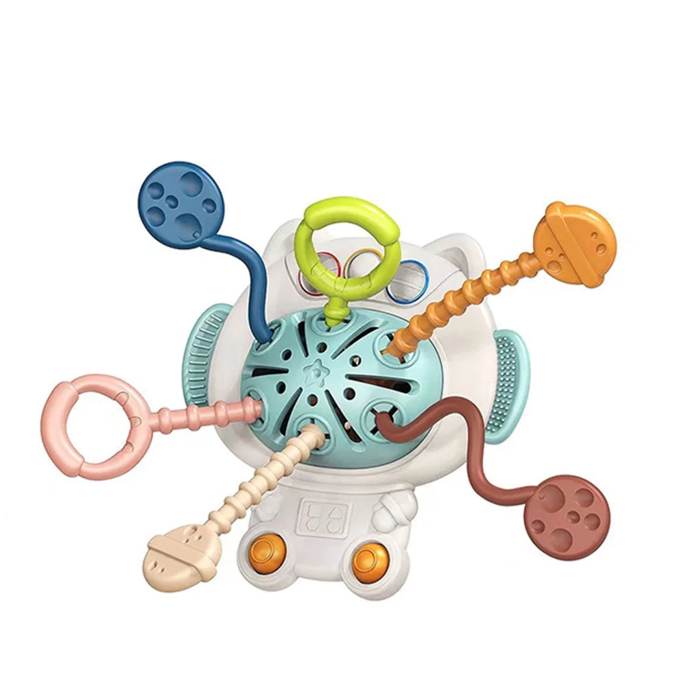 Montessori Pull String Soft Rubber Baby Sensory Toy W33616