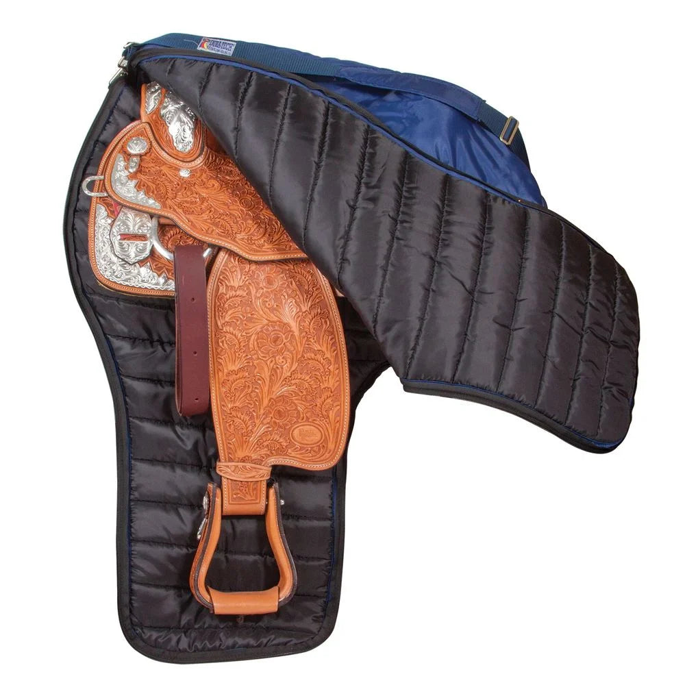 Black Western Saddle Case Carrier Bag 28”x10”x4.5” Y803020