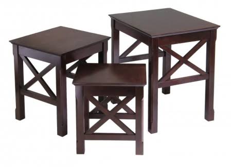 Cappuccino Nesting Table Set Q1175