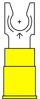 Nylon Locking Fork Terminal PK500 P874298