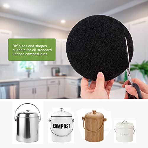 6 Pack Activated Charcoal Filters for Compost Bin I21055
