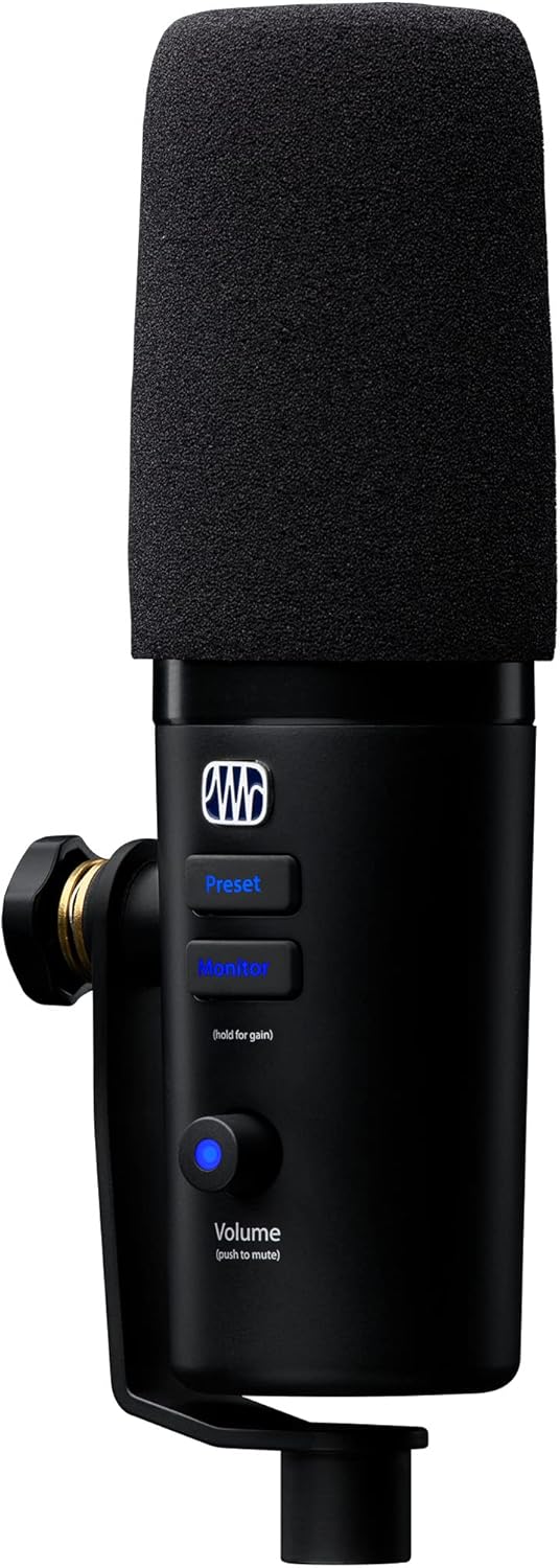 USB Condenser Microphone with Built-In Voice Effects and Loopback Mixer Y53316