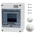 IP65 ABS Transparent Cover Waterproof Electrical Box, 5 Way Din Rail Junction Box H70271