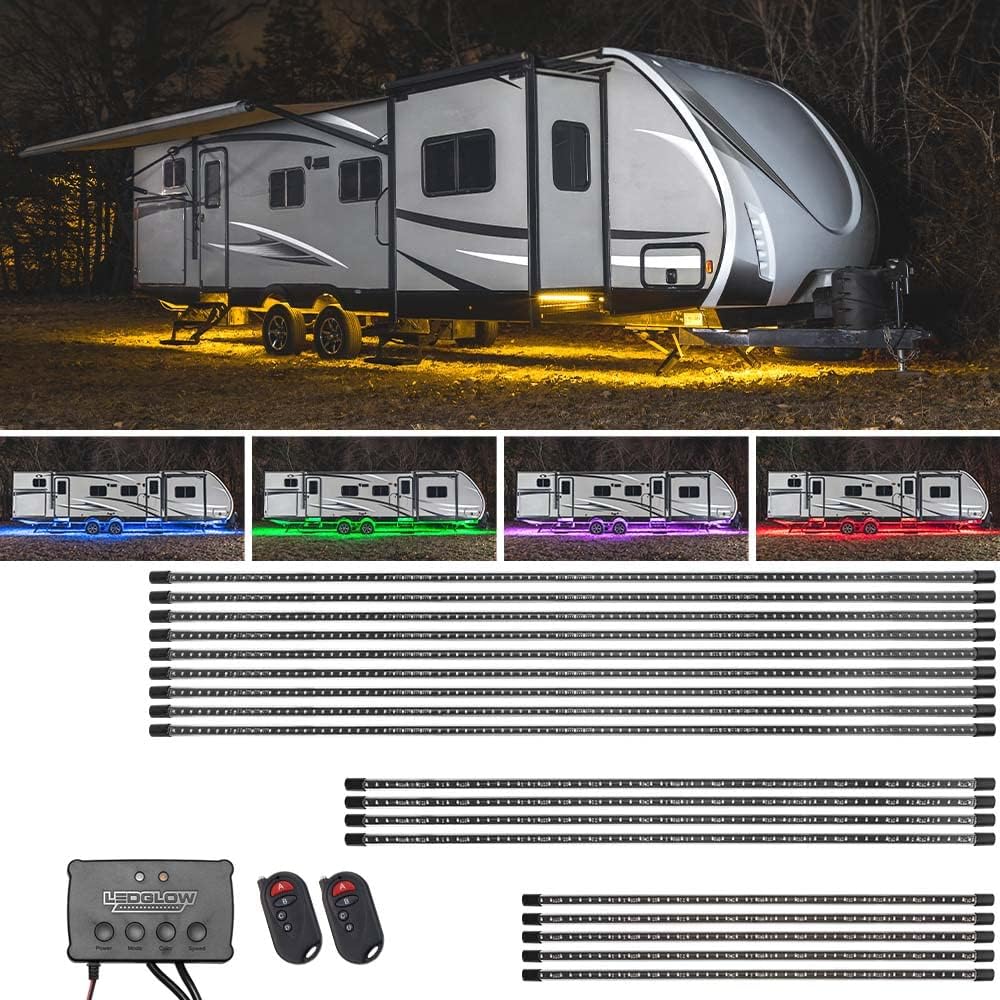 18pc LED Underglow Accent Lighting Kit K131