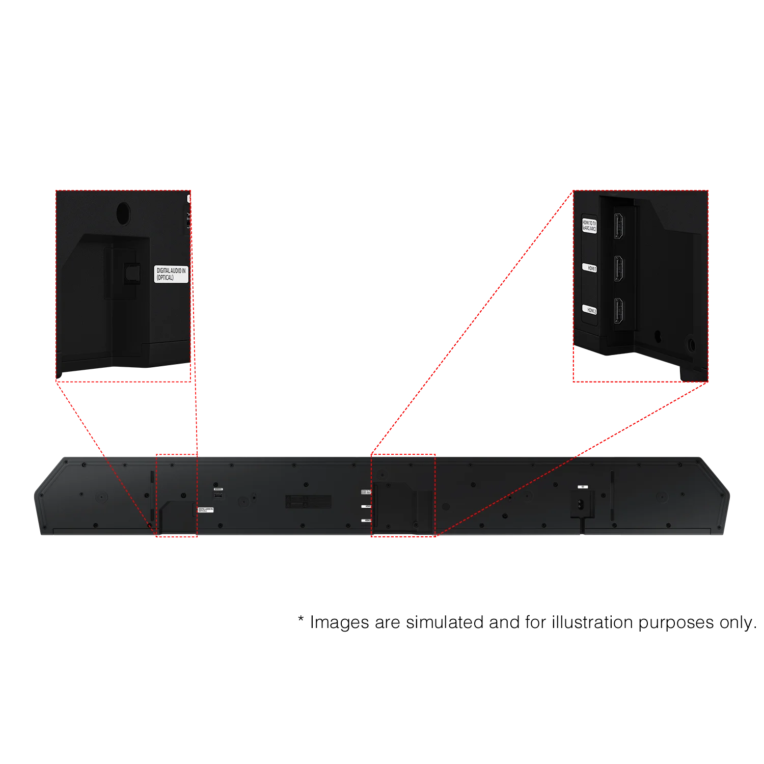 11.1.4ch Soundbar with Rear Speaker and Wireless Dolby Atmos Audio Y319392
