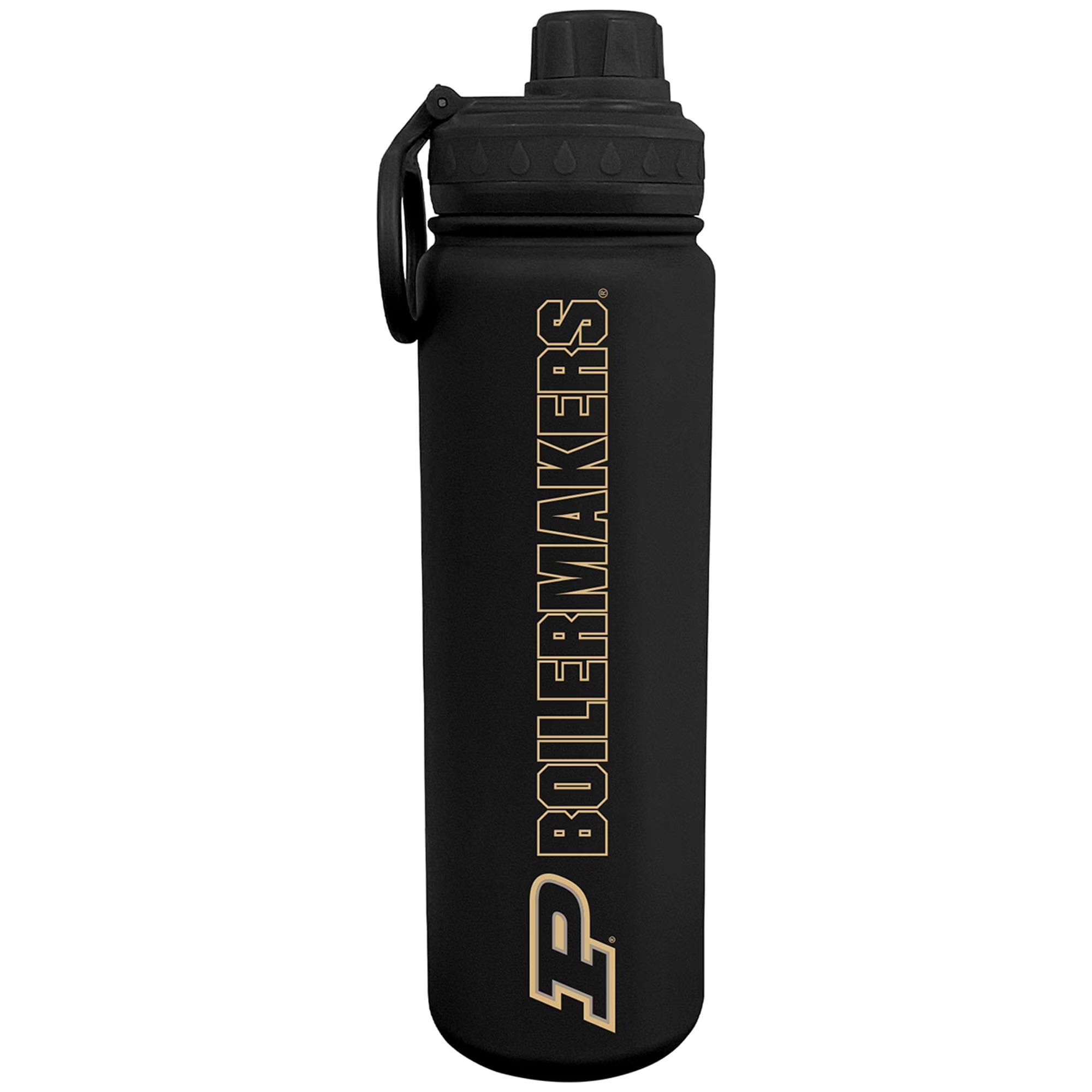 Black 24oz Stainless Sport Bottle A683622