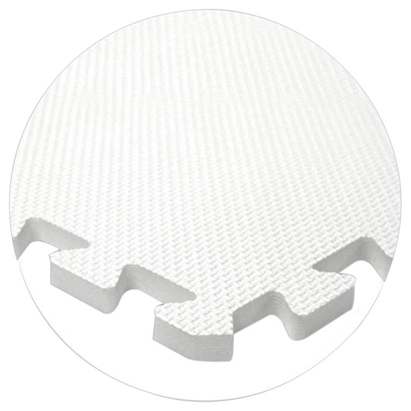 White 10 x 14 Eva Foam Interlocking Floor Set L53337