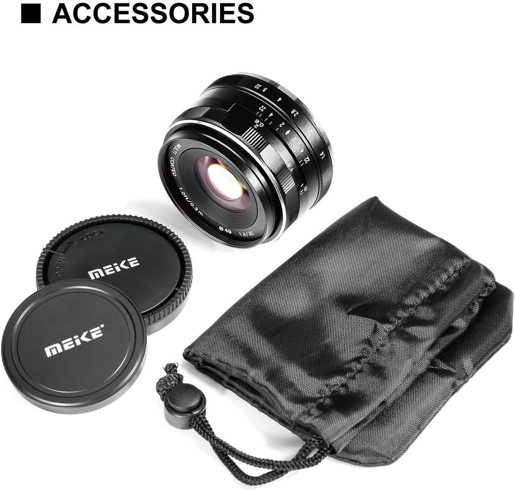 35mm F1.4 Manual Focus Prime MFT Lens W635