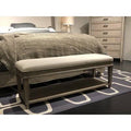 Willow Bench in Burlap C36047