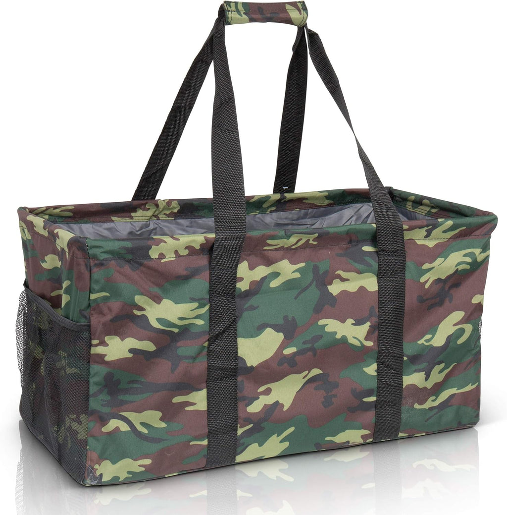 Oversized Collapsible Canvas Utility Tote Bag H364452