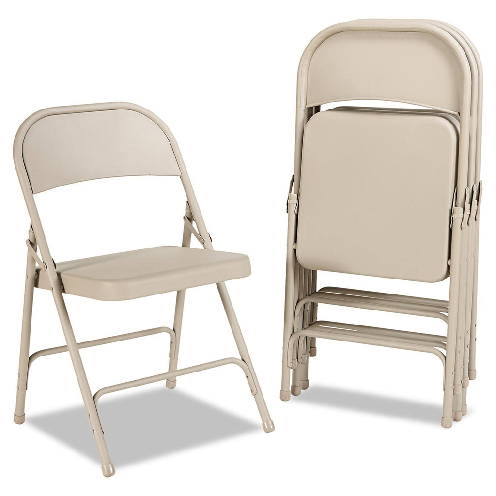 Tan Steel Folding Chair - 4 pack G2087