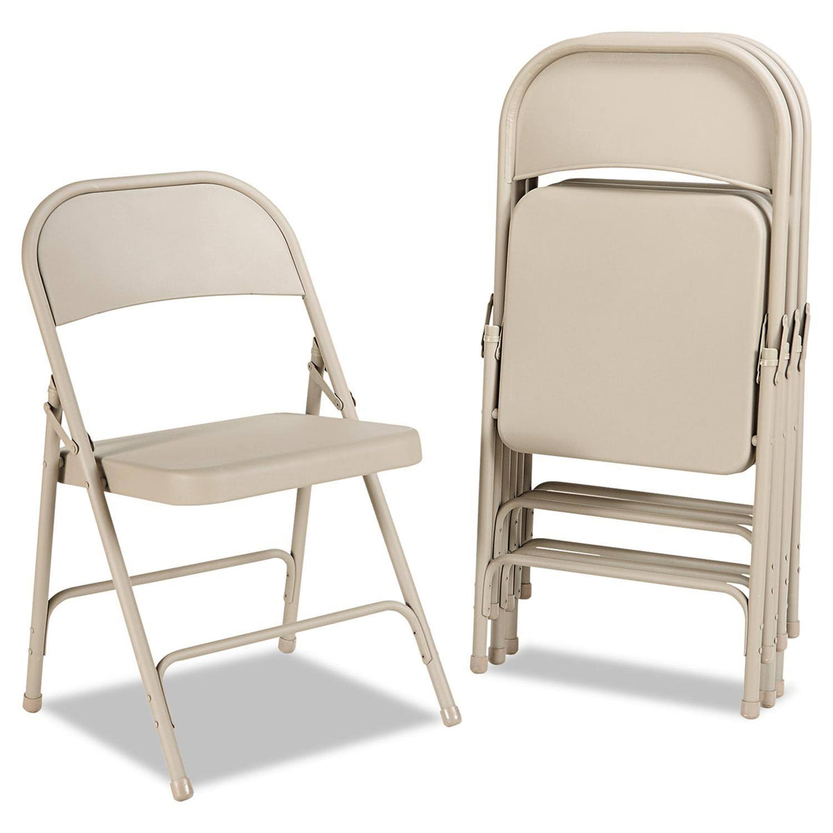 Tan Steel Folding Chair - 4 pack G2087