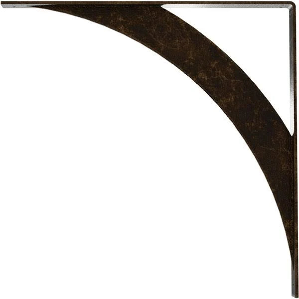 Antiqued Brass Steel Bracket X9467