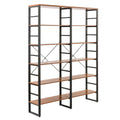 6-Shelf Bookcase Metal Storage Shelf X52948