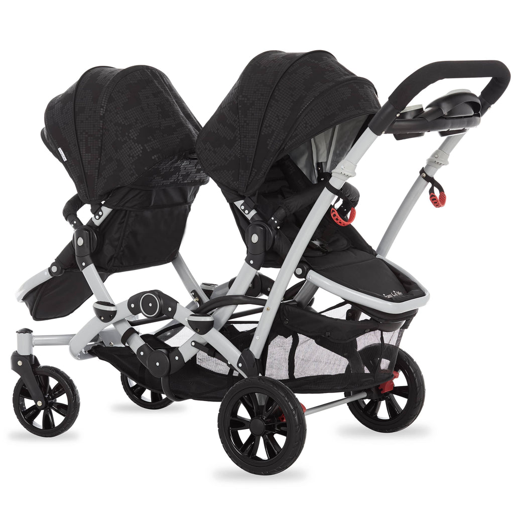 Black Tandem Stroller W5346