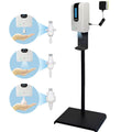 1200ml 3 in 1 Automatic Touchless Soap Dispenser Floor Stand with Drip Catcher and Adjustable Stand U17729