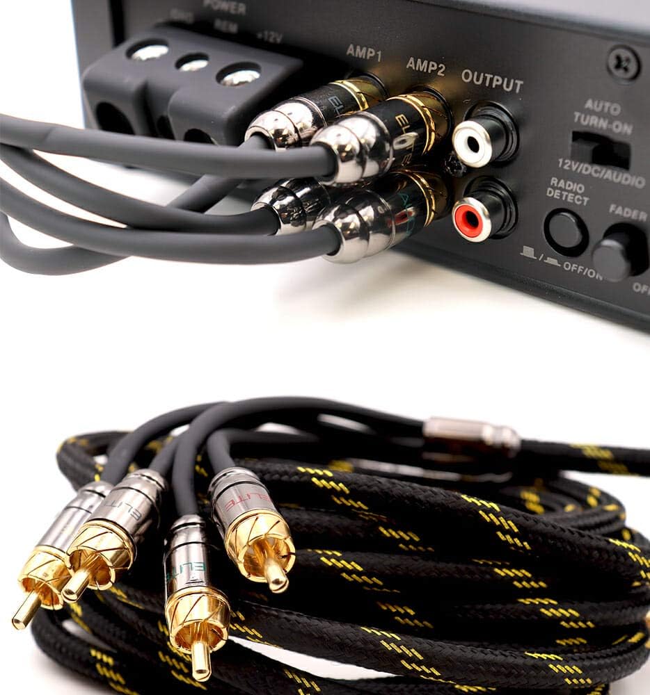 12 ft 2 Channel RCA Audio Interconnect Cable M1409