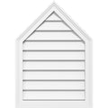 Peaked Top Surface Mount PVC Gable Vent W790
