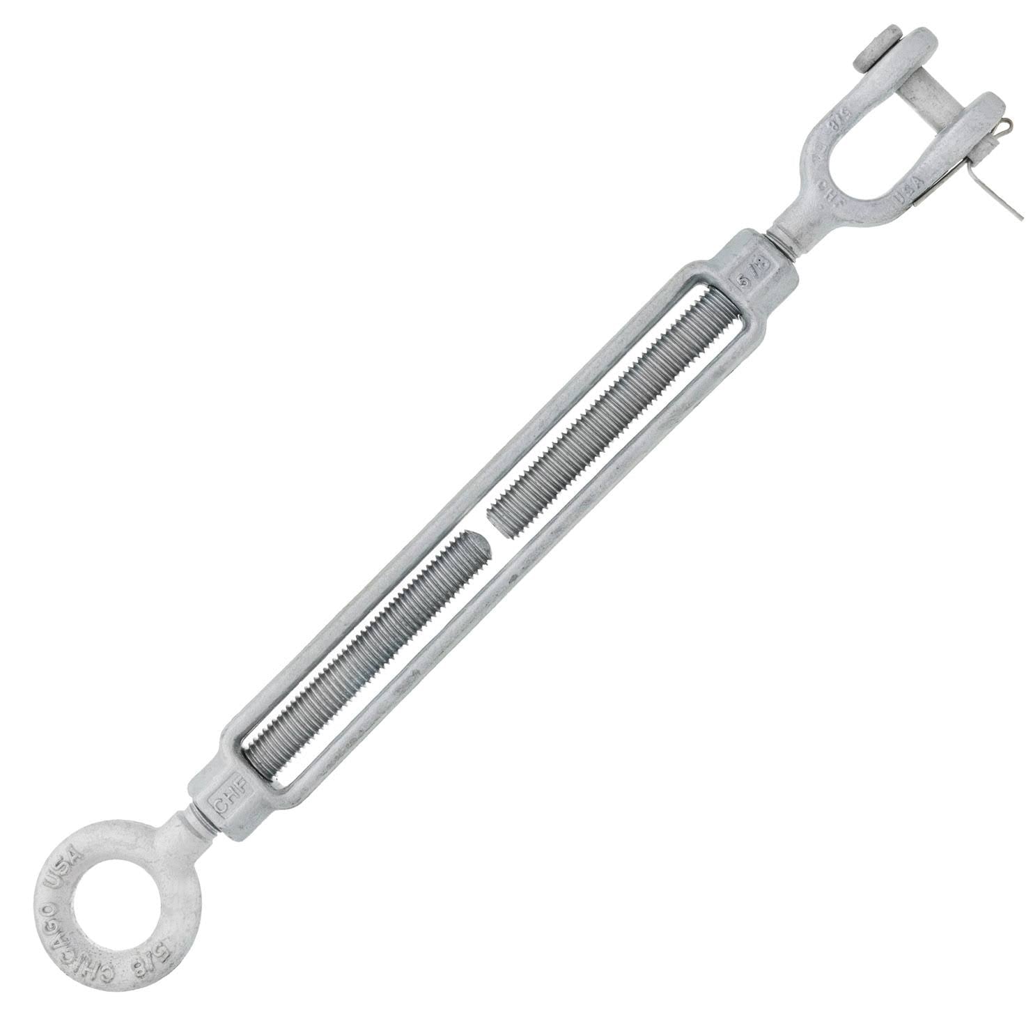 5/8 x 9 Hot Dip Galvanized Jaw x Eye Turnbuckle Y44838