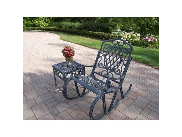 Antique Bronze Cast Aluminium 2 Piece Rocking Set Q710620