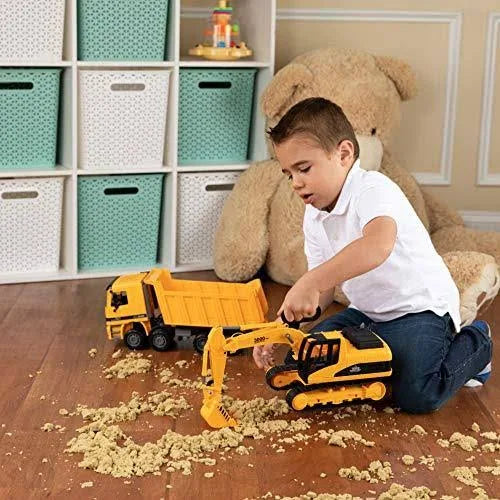 Excavator & Dump Truck Toy Set of 2 G660