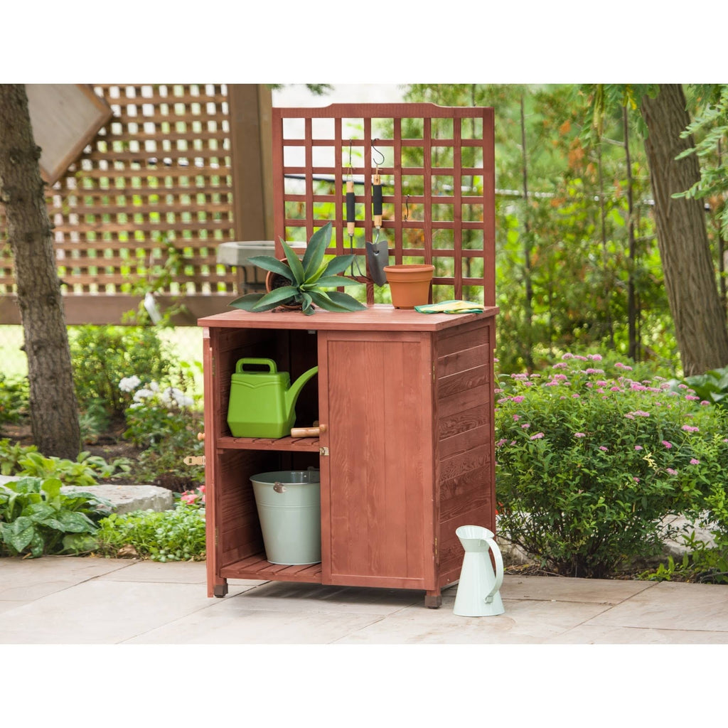 Potting Table with Storage T41183
