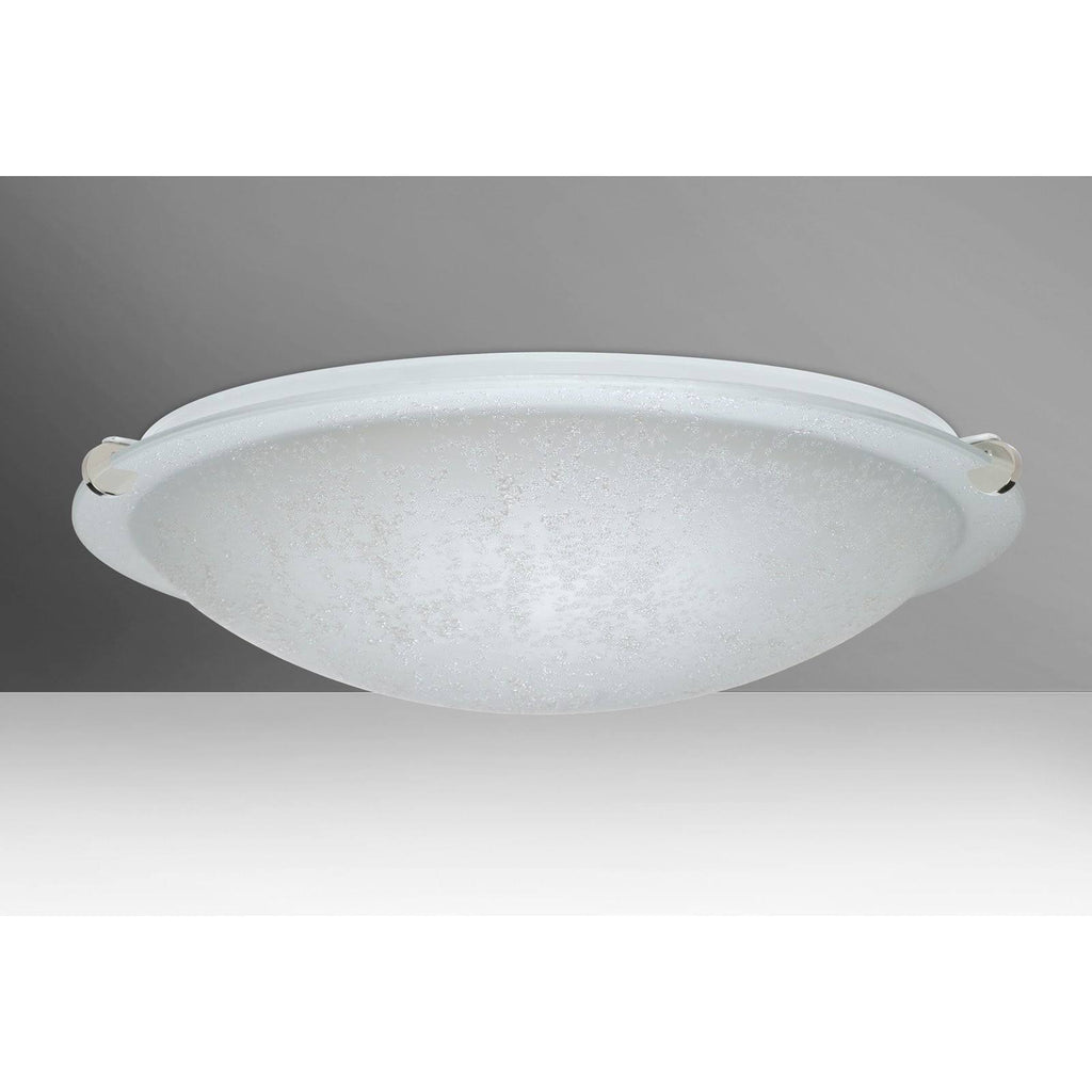 Polished Nickel One Light Flush Mount D865434