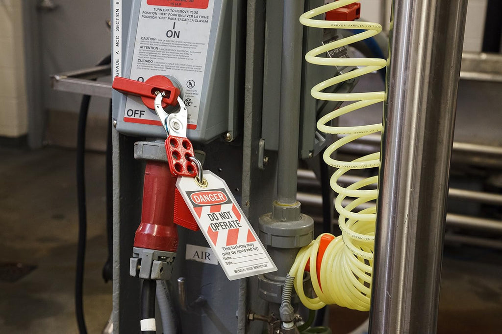 Red Breaker Lockout Pouch Kit with 2 Safety Padlocks B26897