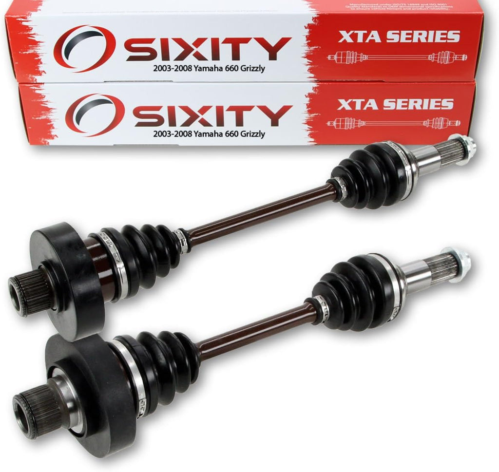 Rear Left Right Axles Pair for Yamaha 660 Grizzly 4X4 E651142