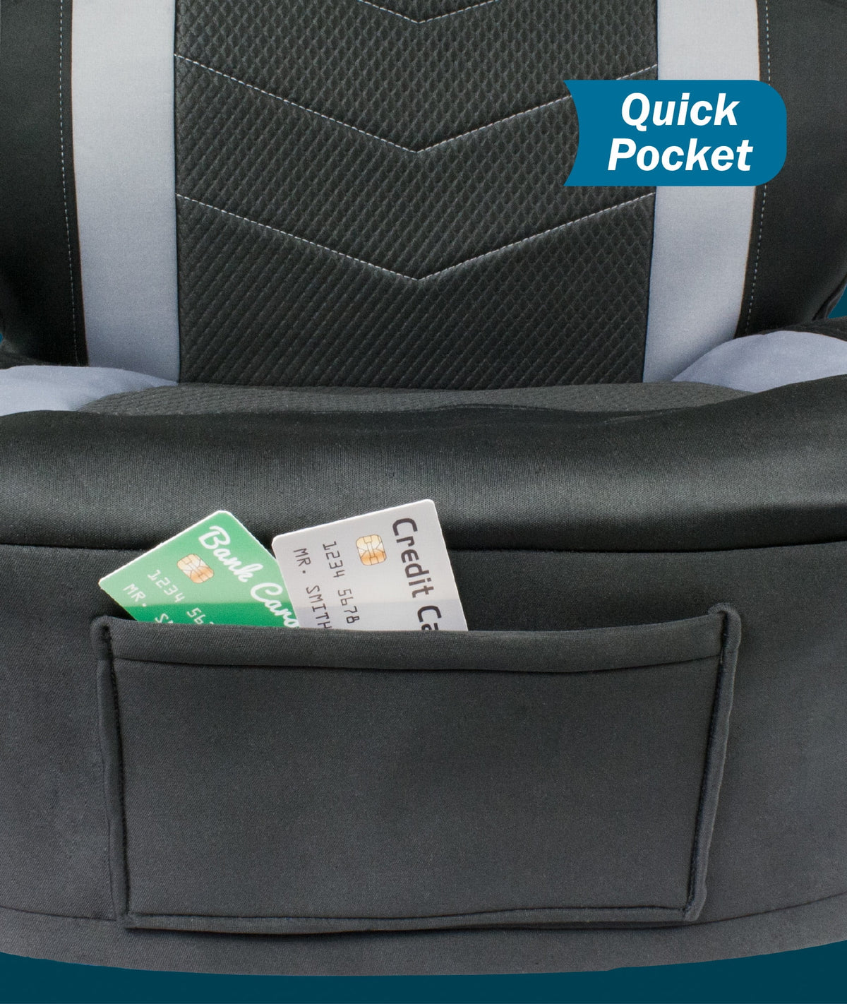 2 Pack Water Repellent Vehicle Seat Covers V6603