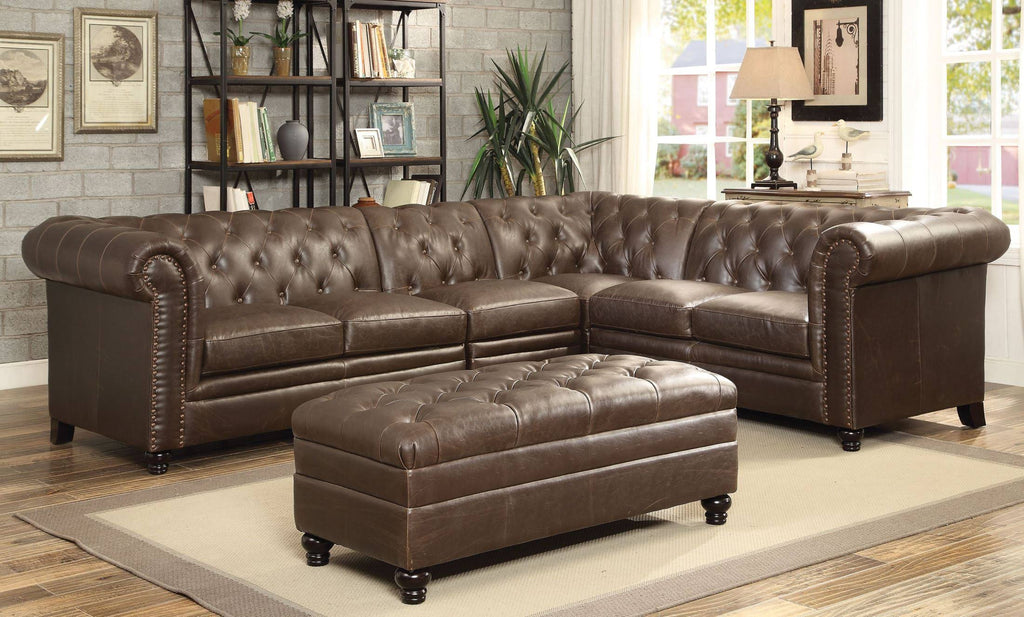 Brown Ottoman E29276