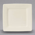 6 1/2x22 Eggshell China Square Plate - 12/Case G80419
