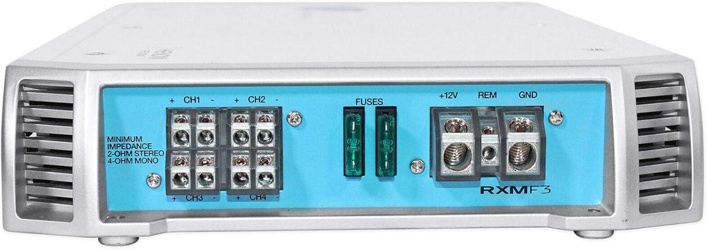1600 Watt Marine 4 Channel Amplifier with PA Microphone U6295