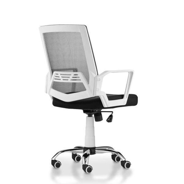 White Mesh Height Adjustable Swivel Office Chair F42688