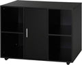 Brown Filing Cabinet Printer Stand with 2 Shelves C537960