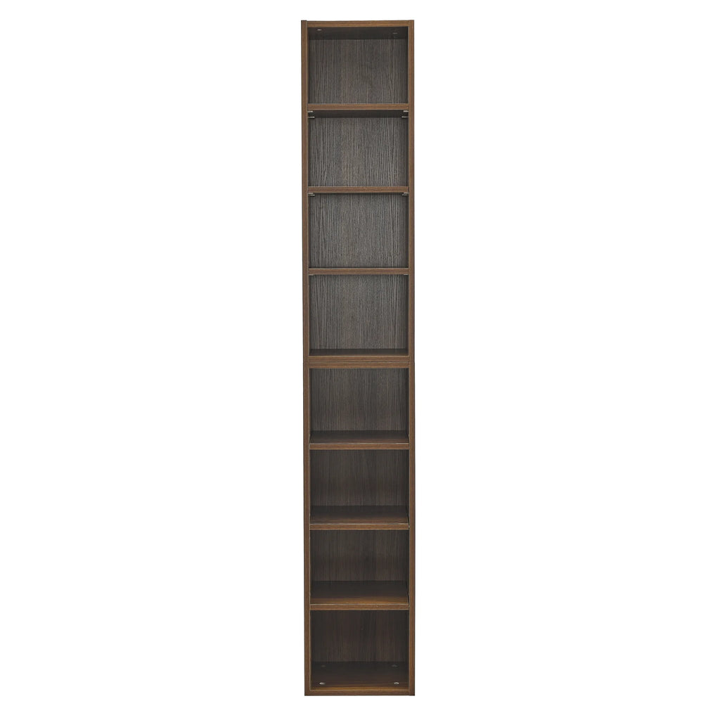 8-Tier Media Tower Rack with Adjustable Shelves J898052