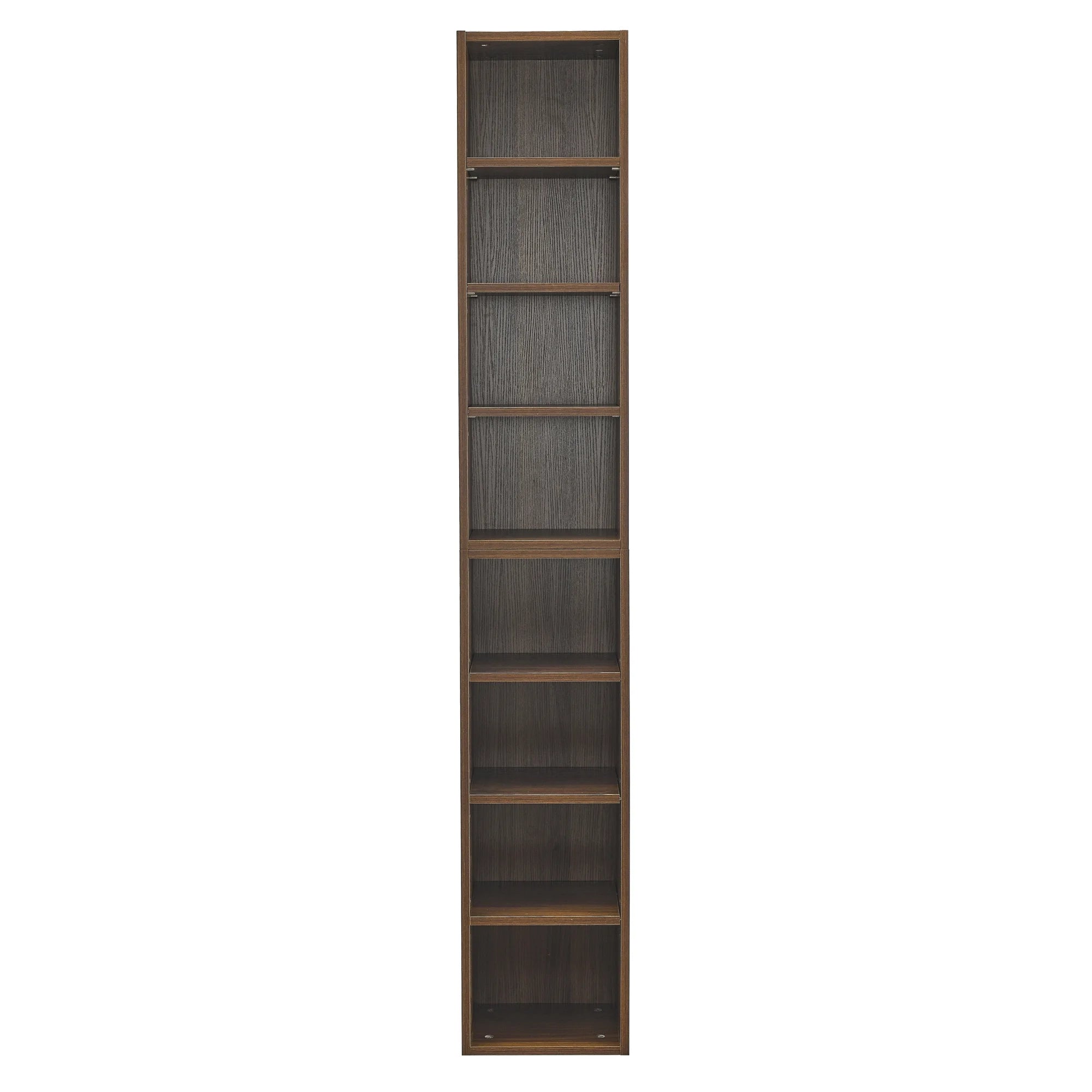 8-Tier Media Tower Rack with Adjustable Shelves J898052