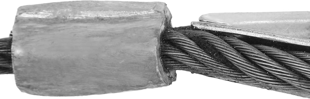 3/8" x 50' Wire Rope Winch Cable with Swivel Hook, Pack of 2 Z611451
