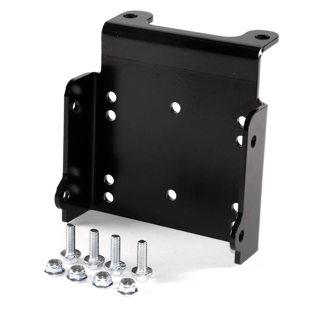 Heavy-Duty ATV Winch Mount Bracket Powder Coated Steel D77280